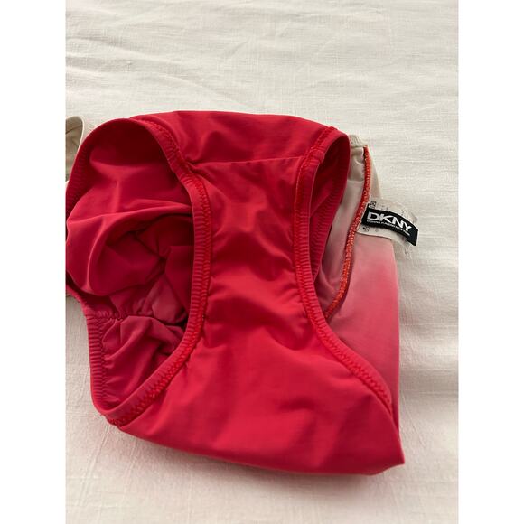 DKNY Barbie Pink Ombré Halter One Piece Swimsuit - Picture 5 of 7